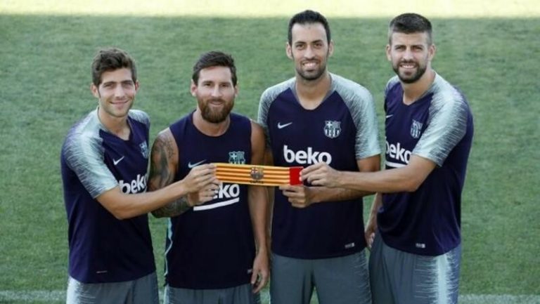 Messi, Busquets, Piqué y Sergi Roberto repiten como capitanes del Barça