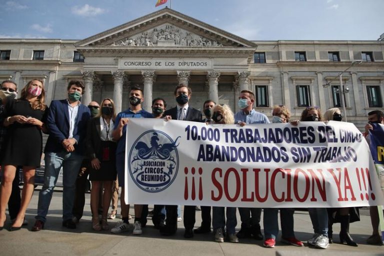 El circo reclama ayudas ante el Congreso : 