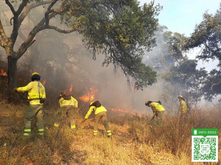 Descartan que origen del fuego de agosto en Almonaster esté en obras en Cueva de la Mora