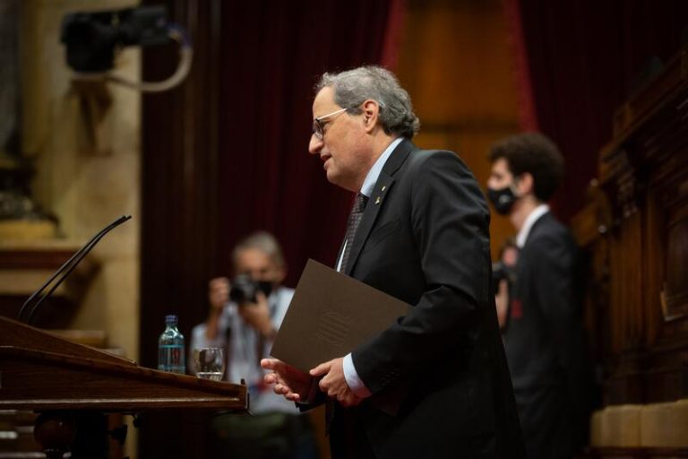 Quim Torra pide al TSJC que deje en suspenso la ejecución de su inhabilitación