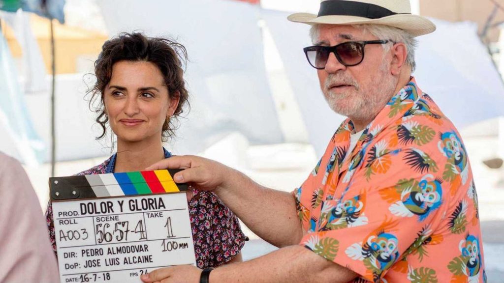 dolor y gloria con Pedro Almodóvar