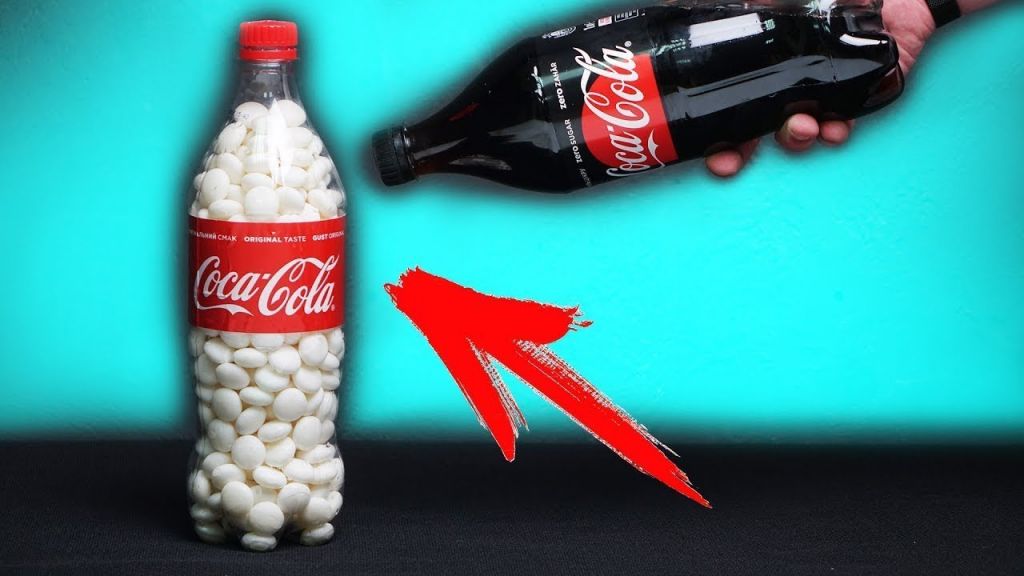 coca cola y los mentos