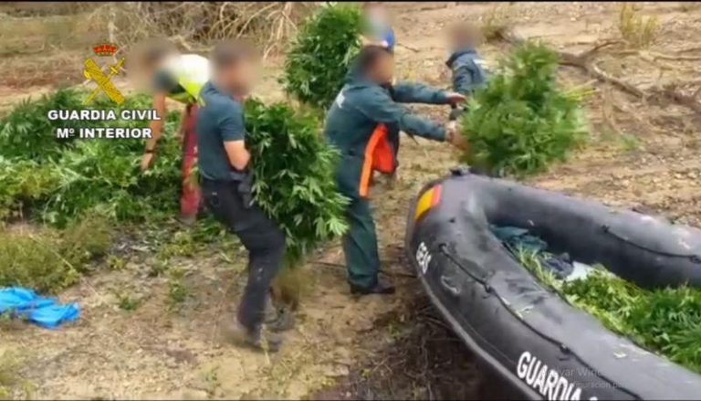 La Guardia Civil incauta mil 765 kilos de marihuana en La Ribagorza