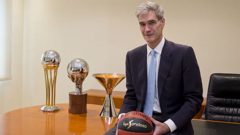 El presidente de la ACB Antonio Martín habla de los playoffs