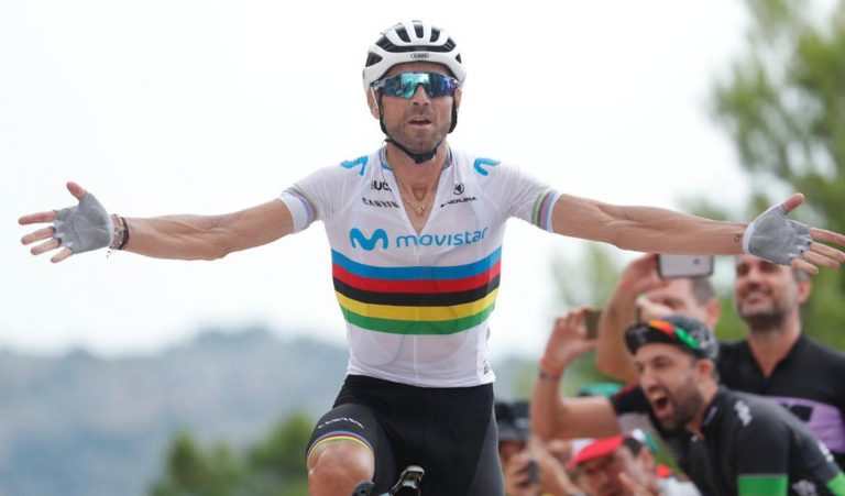 El ciclista Alejandro Valverde reaparecerá en la Vuelta a Burgos