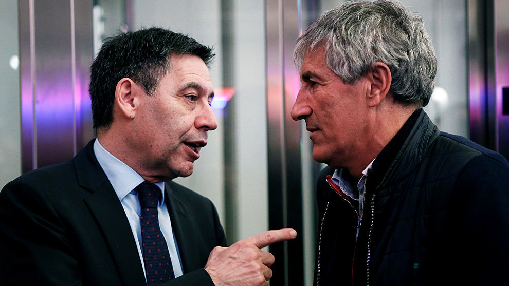 Setién lo tiene claro: portazo a estos dos jugadores del Barcelona 1 Bartomeu Setien