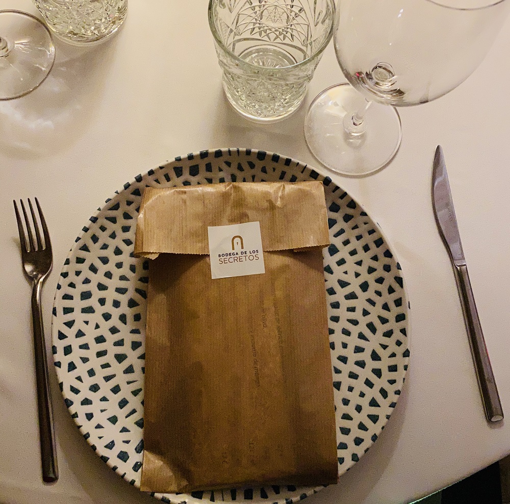 Menú del restaurante