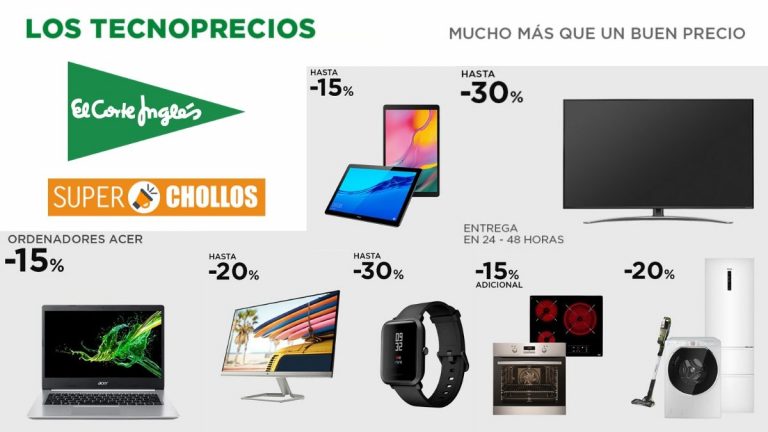 Ofertas de tecnología de El Corte Inglés