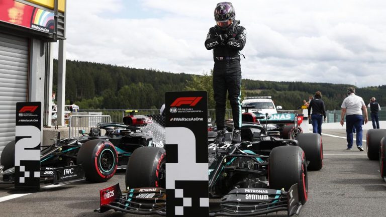 Hamilton se apunta otra pole y Sainz saldrá séptimo en Spa