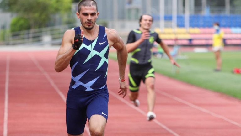 Bruno Hortelano se lesiona en su regreso al 200 en Estocolmo