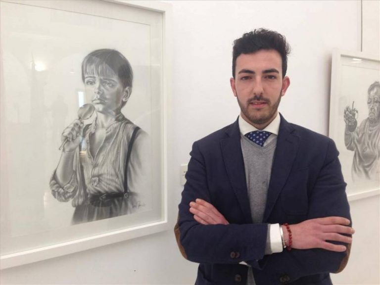 Un legionario salva de morir atragantado al pintor José Tomás Pérez Indiano