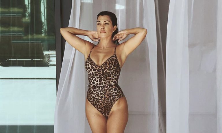Kourtney Kardashian: muy 'tigresa' en estas sugerentes fotografías
