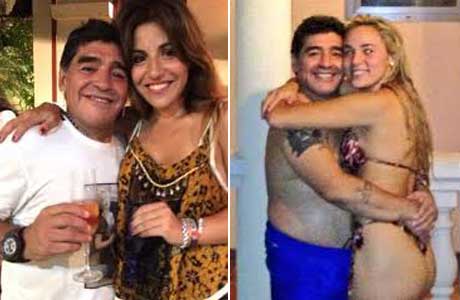 Maradona con las mujeres