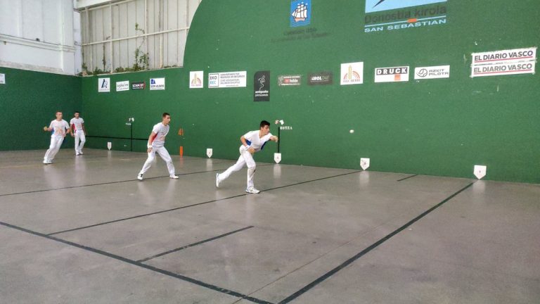 San Sebastián acoge esta semana las finales del torneo de pelota del Antiguo