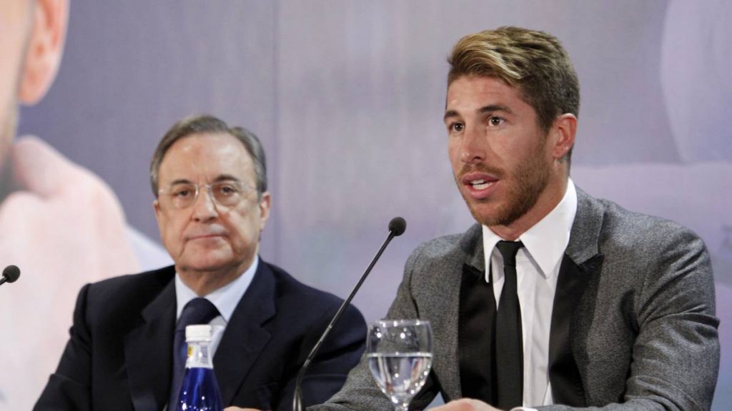 Sergio Ramos y Florentino Pérez 1