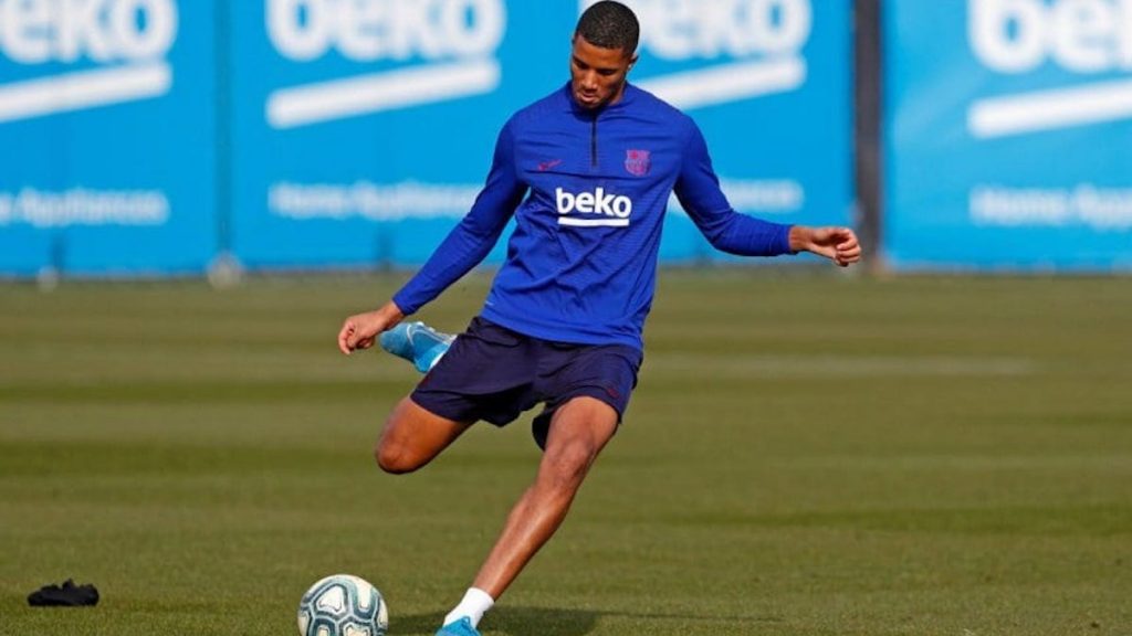 Xavier Mbuyamba en el Barça