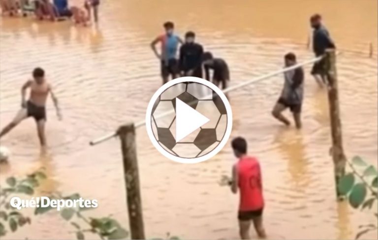 ¿Estadio inundado? No importa porque es un golazo