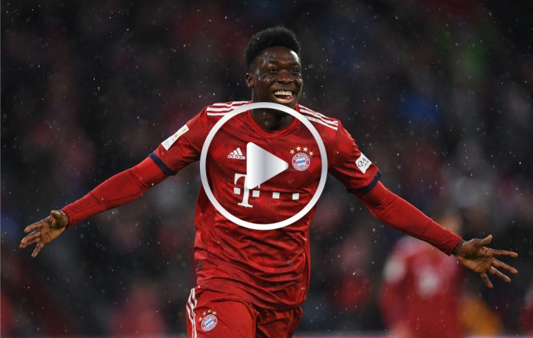 Golazo del diamante de sangre Alphonso Davies