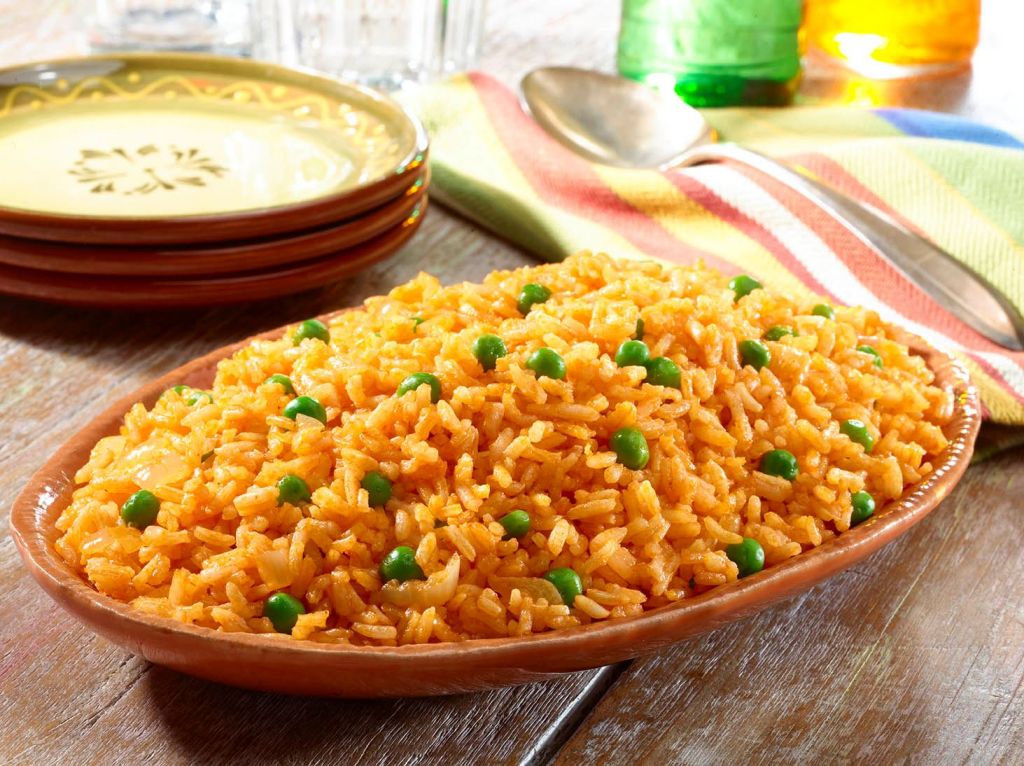 Arroz con guisantes