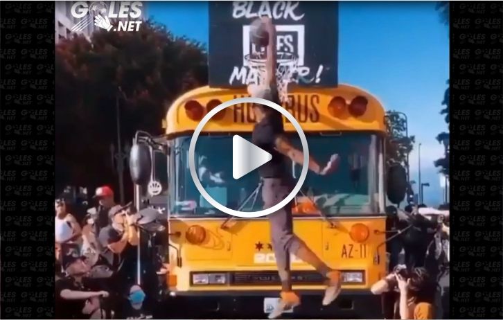 George Floyd: Protestas y baloncesto en un mismo lugar