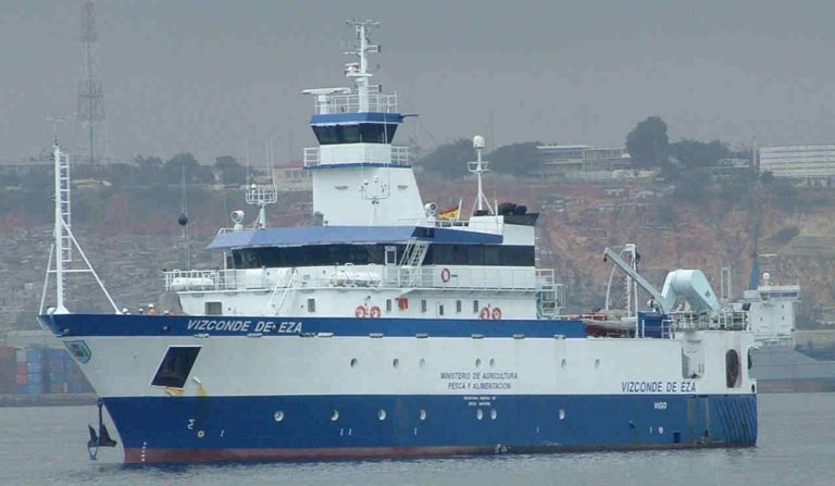 Desinfectado el buque oceanográfico Vizconde de Eza tras detectarse un caso de COVID-19