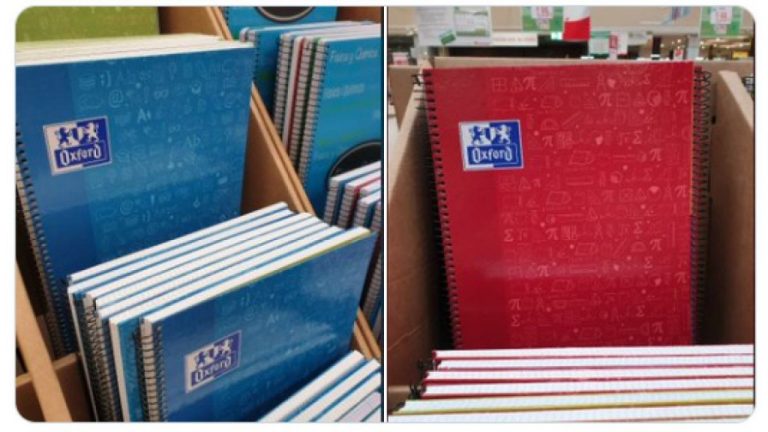 Oxford la lía en redes: ¿por qué la libreta de matemáticas siempre es la roja?
