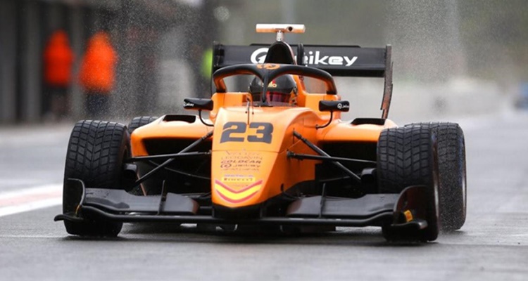 Su test con el Fórmula 3 de Campos Racing