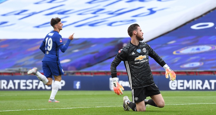 De Gea, errores contra el Chelsea