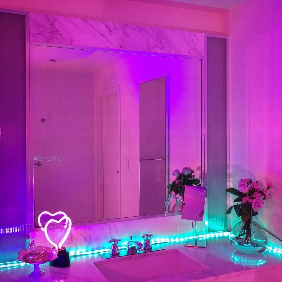 decoracion neon instagram