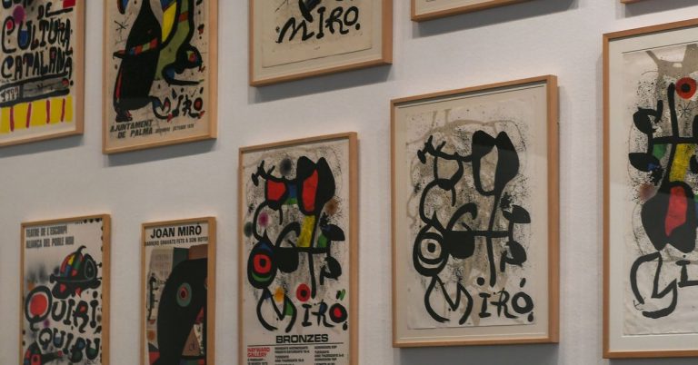 La Policía Nacional localiza una obra de Miró cuando iba a ser subastada