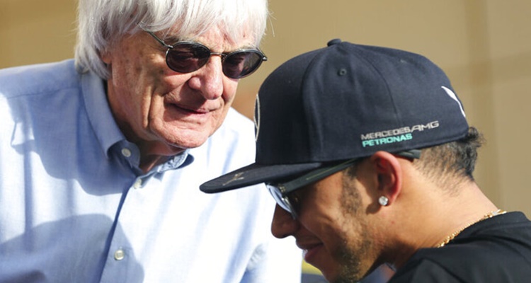 Lewis Hamilton, Bernie Ecclestone