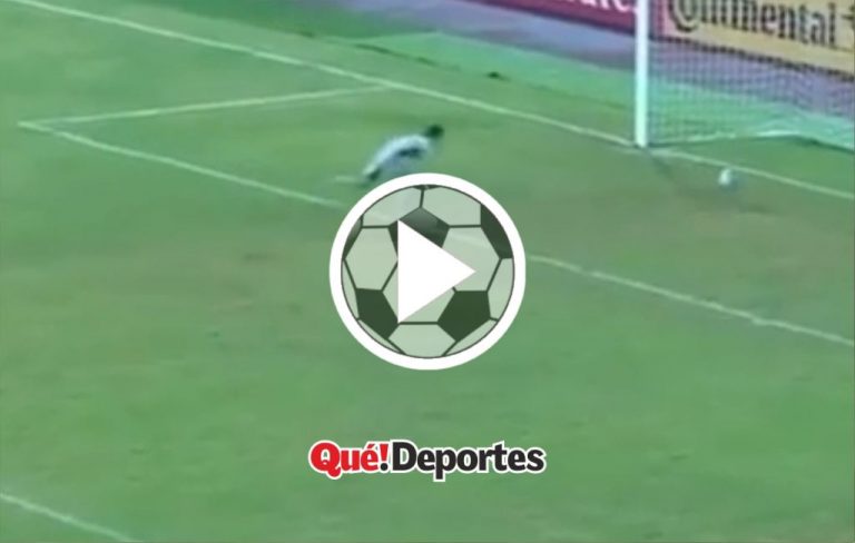 Golazo de arco a arco y un portero que le falla a todo
