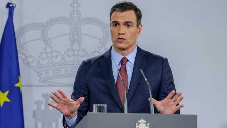 Sánchez admite que el PIB caerá 