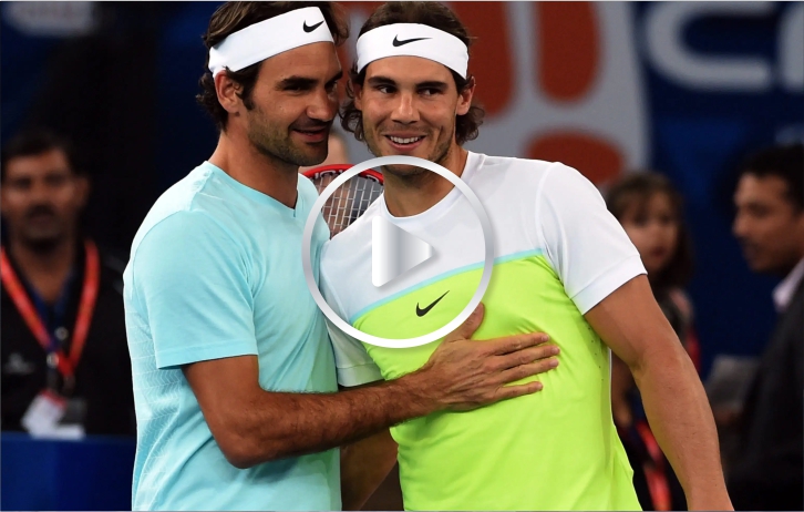 ¡Dos bestias!. Los mejores puntos entre Rafael Nadal y Roger Federer