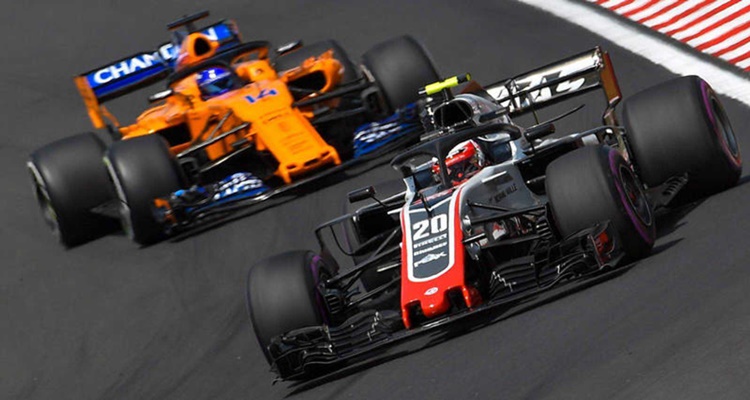 Luchas con Kevin Magnussen