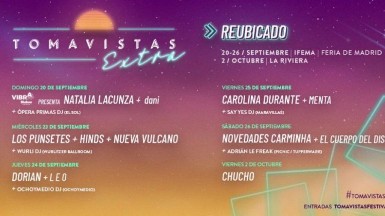 Festival Tomavistas: Fechas y conciertos del festival indie madrileño