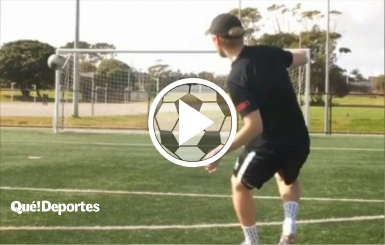 Cuando el aire te ayuda a convertir un golazo