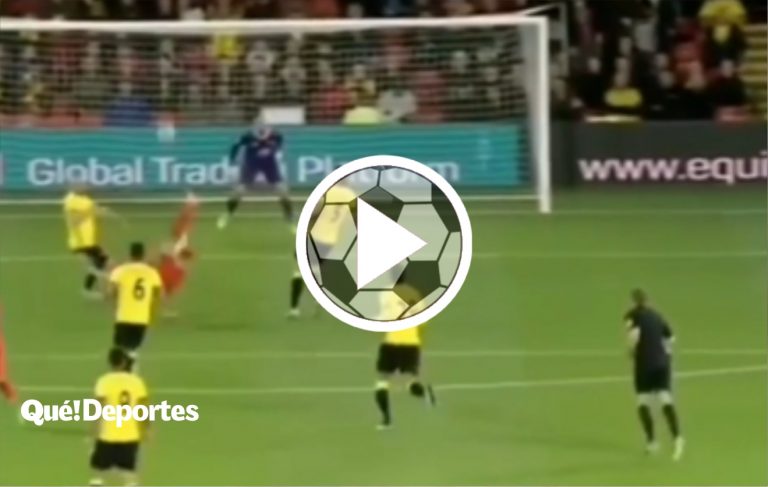 #GolazoDelDía Impresionante tijera por sobre el portero