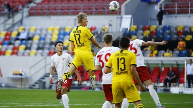 Haaland podría terminar en el Madrid