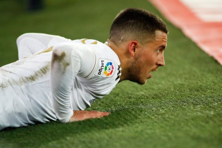 Hazard, lesionado, se cae de la lista para Valladolid