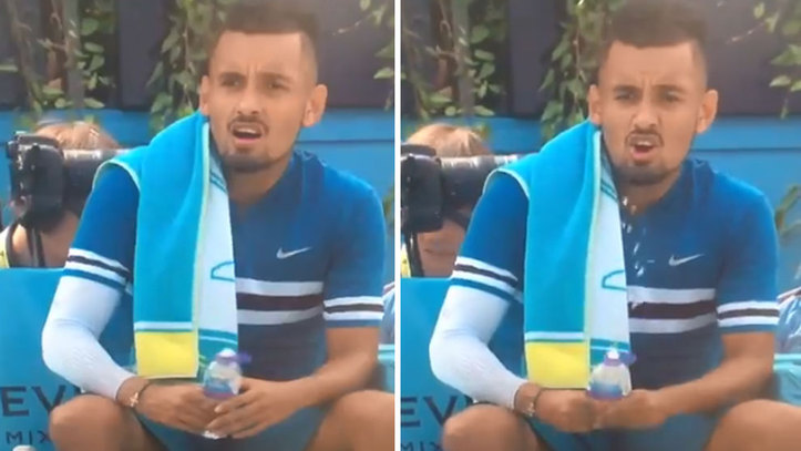 Nik Kyrgios masturbándose