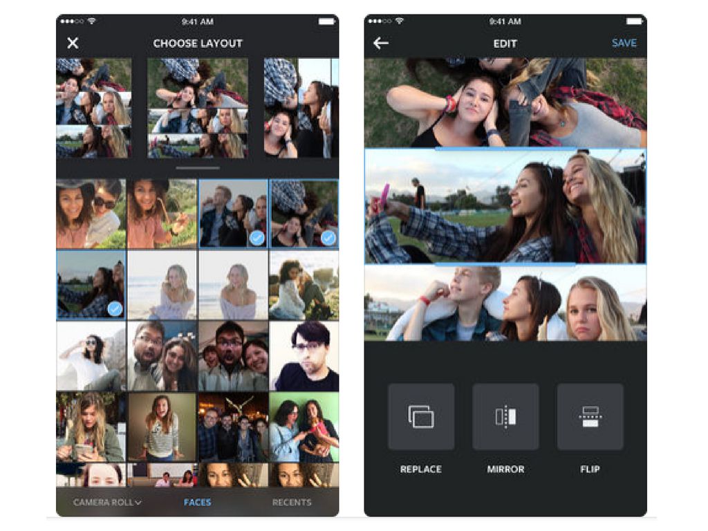 layout collages instagram