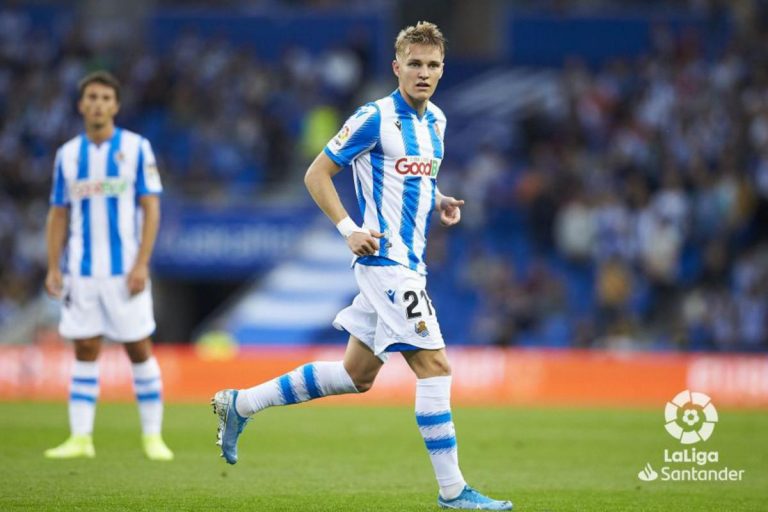 Martín Odegaard cree que la Real podría acabar LaLiga terceros o cuartos