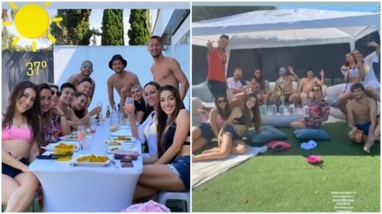 Cuatro jugadores del Sevilla se saltan el protocolo sanitario