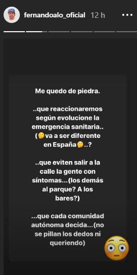 Stories de Alonso