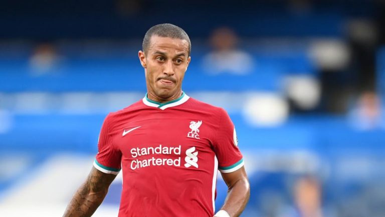 El Liverpool confirma el positivo por coronavirus de Thiago Alcántara