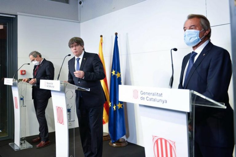 Mas, Puigdemont y Torra solicitan mediación internacional ante la 