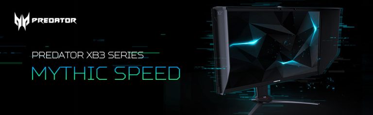 Acer presenta la nueva serie de monitores 'gaming' Predator XB3 con tecnología que protege la vista