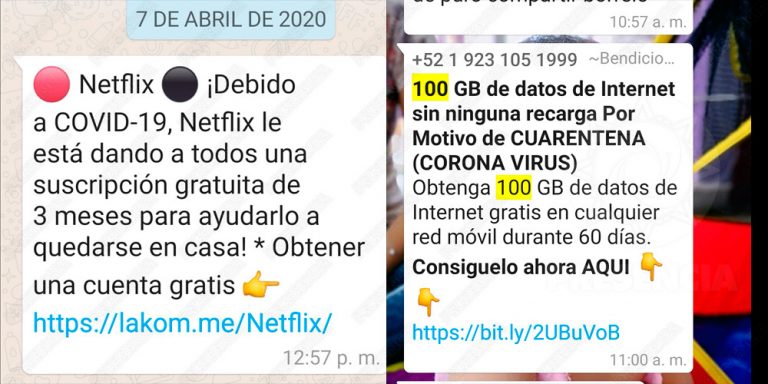 Cómo saber si te han enviado un mensaje  'falso' en WhatsApp
