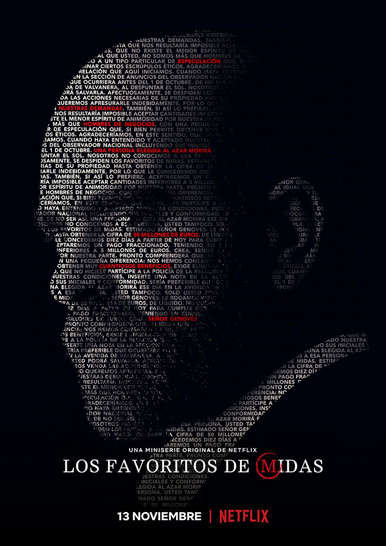 Cartel completo Los favoritos de Midas